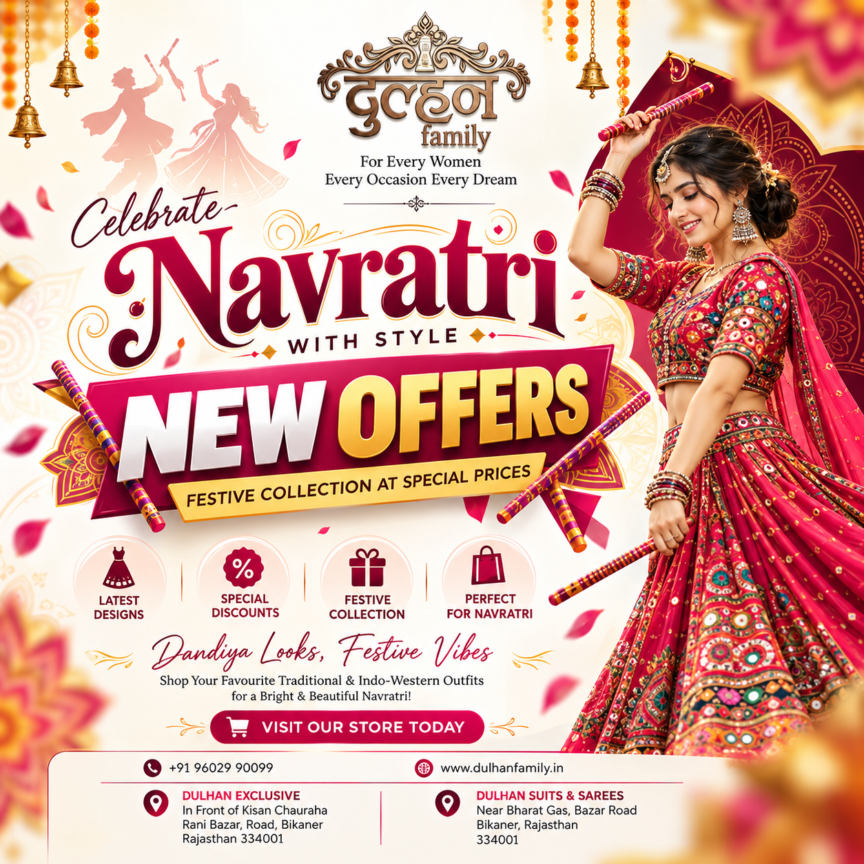 Dulhan Family Navratri Special Offers - Celebrate Navratri in Style