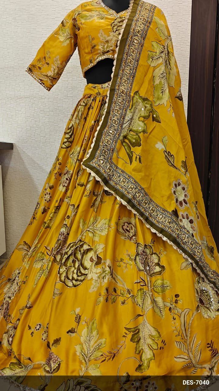 Haldi and carnival lehangas!!😍 - Image 2