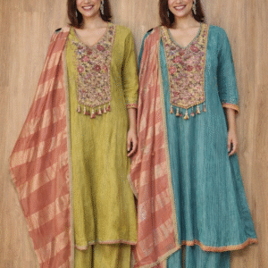 Beautiful kurta set with plazzo and Dupatta!!