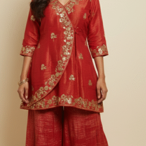 short kurti with sharara
gota patti hand work ✨
tissue fabric